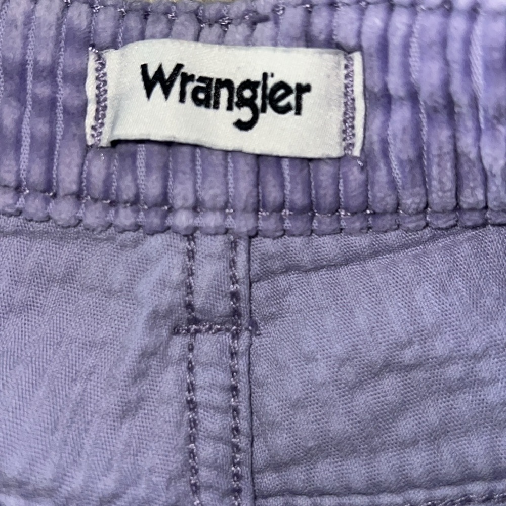 Wrangler lavender Corduroy Pleated Barrel Pant 28x28 - Picture 8 of 17